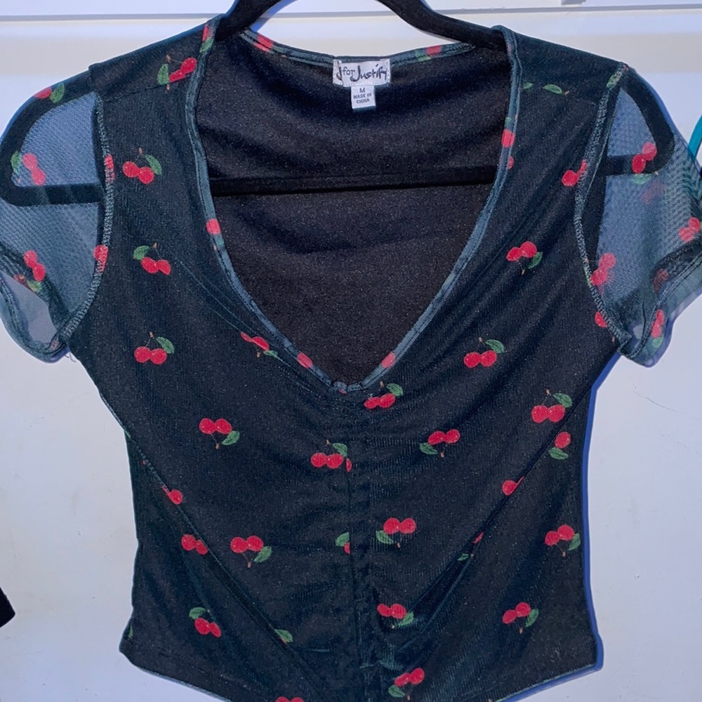 Cute cherry shirt